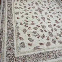 یه جفت فرش ۹ متری ۷۰۰ شانه گل برجسته مناسب جهیزیه