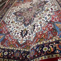 فرش دستبافت جفت ۹ متری  نقشه هریس نخ مرینوس|فرش|تبریز, |دیوار