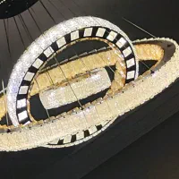 2 عدد لوستر کریستالی