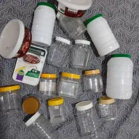 شیشه مربا و ظرف سس