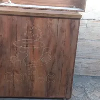 میز قهوه چوب راش اصل به همراه قفسه چوبی ام دی اف