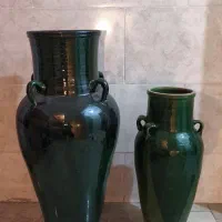 کوزه ی لعابی مخصوص سرکه و دکوری