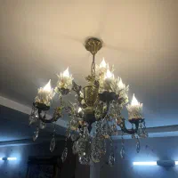 لوستر برنج ۸شاخه ۲ عدد