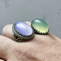 انواع انگشتر عقیق خراسان -رکاب ورشو ( نقره نیست )