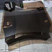 میز چرم و شیشه