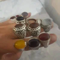 انواع انگشترهاوسکه های نقره قدیمی وساعت نبضی قدیمی|کلکسیون اشیاء عتیقه|سرایان, |دیوار