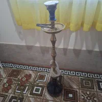 قلیون برنجی تته بلند قلیون چوبی
