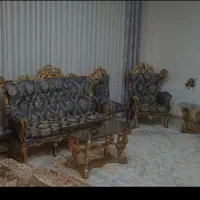 مبل سلطنتی9نفره سالم|مبلمان خانگی و میز عسلی|کرمانشاه, |دیوار