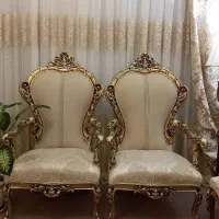 مبل سلطنتی چوب راش ۹نفره