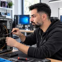 خدمات تعمیرات کامپیوتر لپتاپ نصب ویندوز در محل
