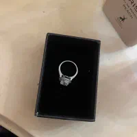 انگشتر نقره تک نگین