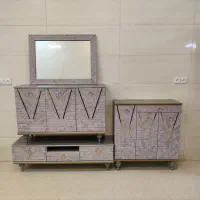 ست آینه کنسول . میز تلویزیون . جاکفشی مدل فلکسی