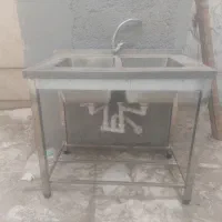 سینگ صنعتی و میز کار استیل