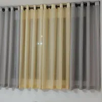 پرده حریر طرح برجسته در ۱۷ رنگ متنوع