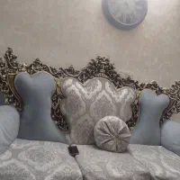 مبل ۹نفره چوب گردو طوسی|مبلمان خانگی و میز عسلی|قرچک, داوود آباد|دیوار