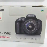 دوربین حرفه ای Canon EOS 750D همراه با لنز 18-55mm|دوربین عکاسی و فیلم‌برداری|مشهد, موعود|دیوار