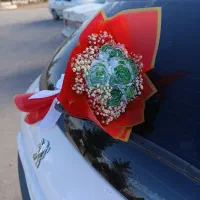 دسته گل های روبانی زیبا