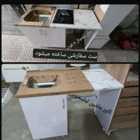 کابینت زیر سینک ضدآب پی وی سی حتی درب ها  کد B4485|مصالح و تجهیزات ساختمان|نوشهر, |دیوار