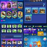 اکانت کلش لول ۲۱۰ و رویال لول ۴۳|کنسول، بازی ویدئویی و آنلاین|یاسوج, |دیوار