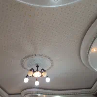 نقاشی شبیه کاغذ دیواری منزل/ رنگ ساختمان آپارتمان