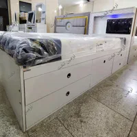 تخت خواب تک نفره کلاسیک سفید رنگ