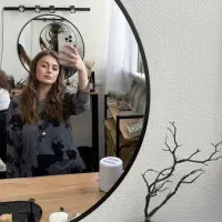 آینه گرد شیک|آینه|اصفهان, سعادت‌آباد|دیوار