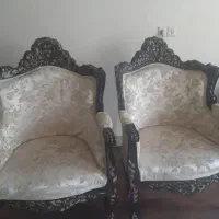 مبل 9 نفره جنس چوب گردو