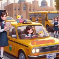 راننده خانم برای سرویس مدرسه۳روز در هفته فقط