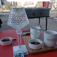 فروش آباژور توسریخور شارژی|چراغ خواب و آباژور|رشت, یخسازی|دیوار