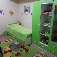 سرویس خواب کامل کودک نوجوان+فرش و پرده