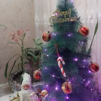 درخت کریسمس ۹۰ سانتی متر و بابانوئل