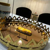 سینی کف آیینه|ظروف سرو و پذیرایی|اهواز, گلستان|دیوار
