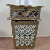 ست سطل اشغال و جا دستمالی
