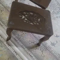 میز عسلی چوب کنده کاری در حد نو|مبلمان خانگی و میز عسلی|تربت جام, والفجر|دیوار