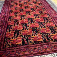 قالی گل سرخ اسفندقه