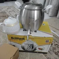 کتری قوری با آبکش لگن استیل نو آکبند|قوری، کتری، قهوهساز دستی|تهران, هاشمآباد|دیوار
