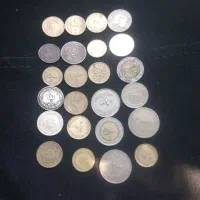 تعدادی سکه اسکناس وسنگ|کلکسیون سکه، تمبر، اسکناس|بیرجند, |دیوار