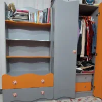کمدوکتابخانه وتخت|تخت و سرویس خواب|قم, زنبیل آباد|دیوار