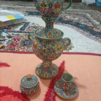 سلام سماور میناکاری|صنایع دستی و سایر لوازم تزئینی|نظرآباد, مسکن مهر نظرآباد|دیوار