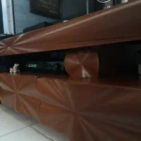 میز تلویزیون دو تیکه ای تمام ام دی اف سفارش ساز