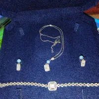 نیم ست چشم نظر نقره