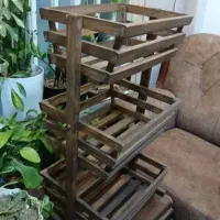 استند چوبی سه طبقه شیک