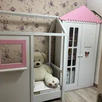 سرویس خواب کودک طرح کلبه