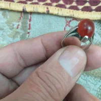 دو عدد انگشتر نقره