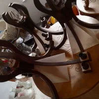 فروش لوستر چوبی|لوستر و چراغ آویز|تاکستان, |دیوار