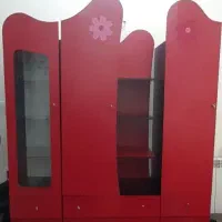 کمد ۳ تیکه و تخت کودک و نوجوان تمیز در حد نو