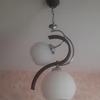 لوستر اتاق خواب ۲ حباب وتک حباب
