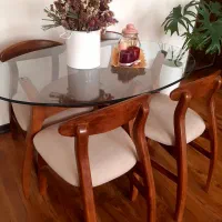 میز ناهارخوری ۴نفره چوبی شرکتی