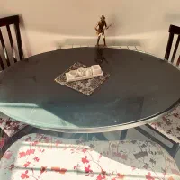 فروش فوق العاده مبل ۷ نفره + میز نهار خوری بیضی