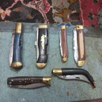 ۶ عدد چاقو قدیمی|کلکسیون اشیاء عتیقه|اراک, |دیوار